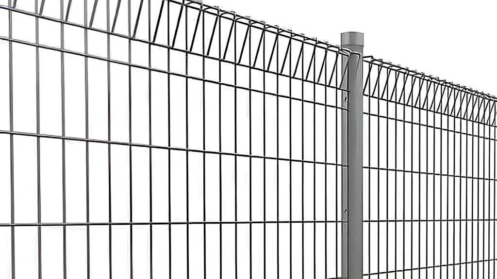 Double circle roll top fence