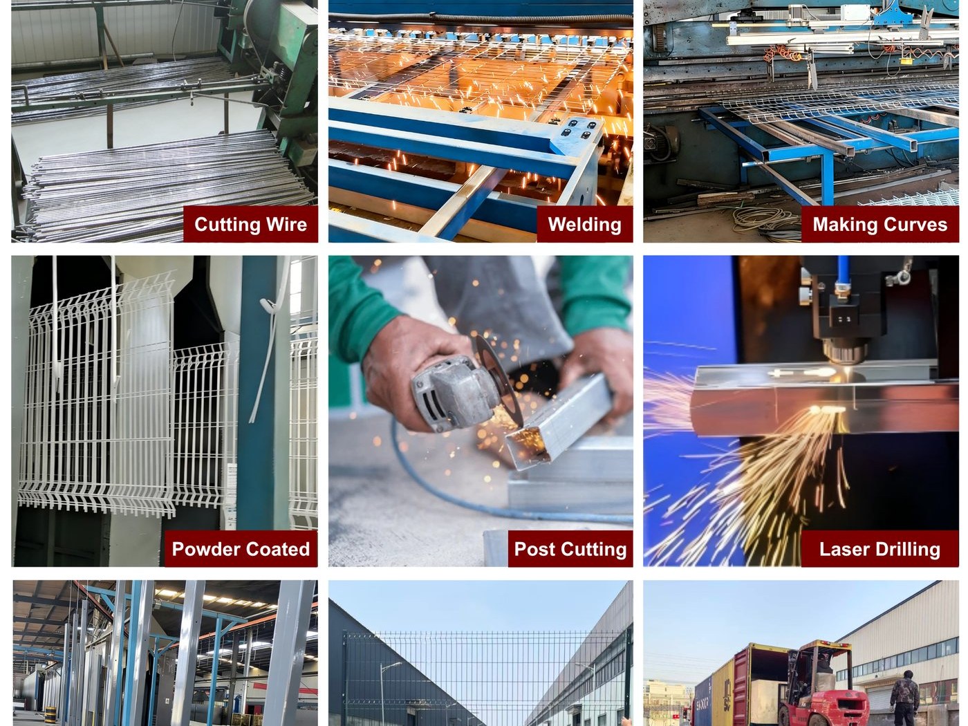 Welded Mesh Panel Fence Systems detail