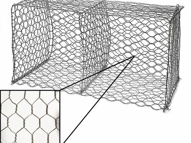 Gabion installation detail