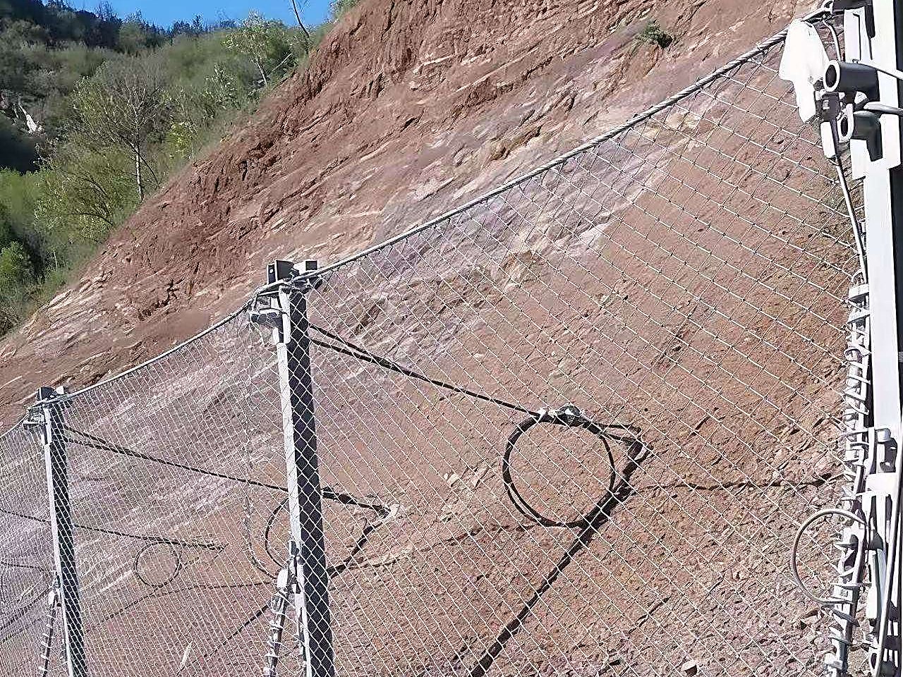 Slope Protection & Rockfall Barrier detail