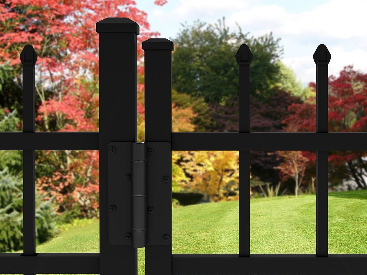 Steel Picket Fence detail